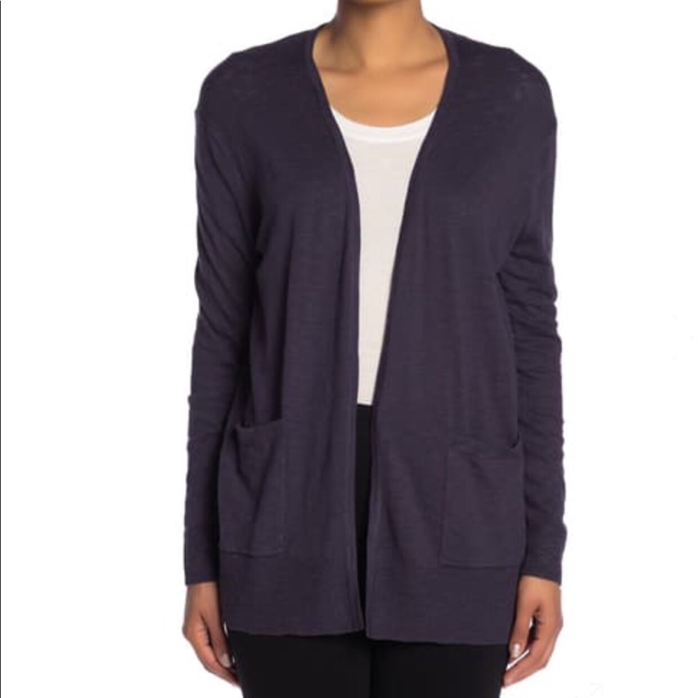 Madewell NWT Open Front Pocketed Slub Cardigan - Picture 3 of 3